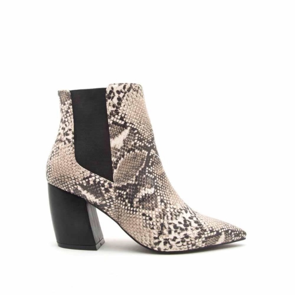 NIB snake skin booties